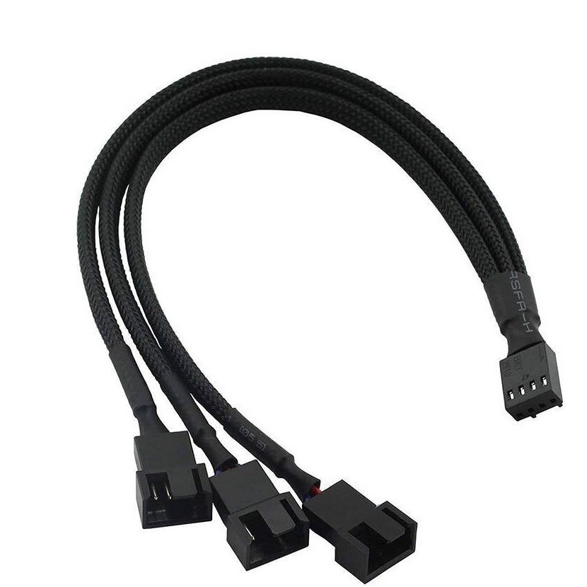 کابل افزایش تعداد فن کیس 1 به 3 مدل 4Pin PWM