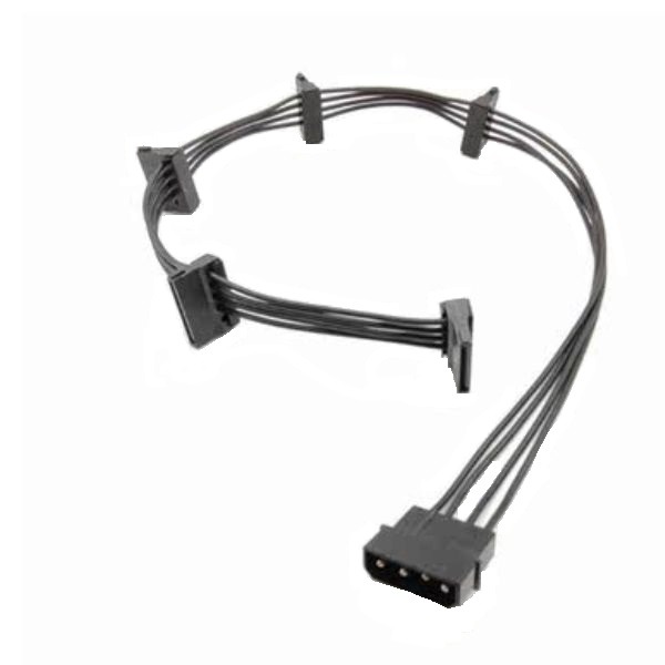 کابل تبدیل برق 4 پین مولکس MOLEX به 5 تا ساتا SATA