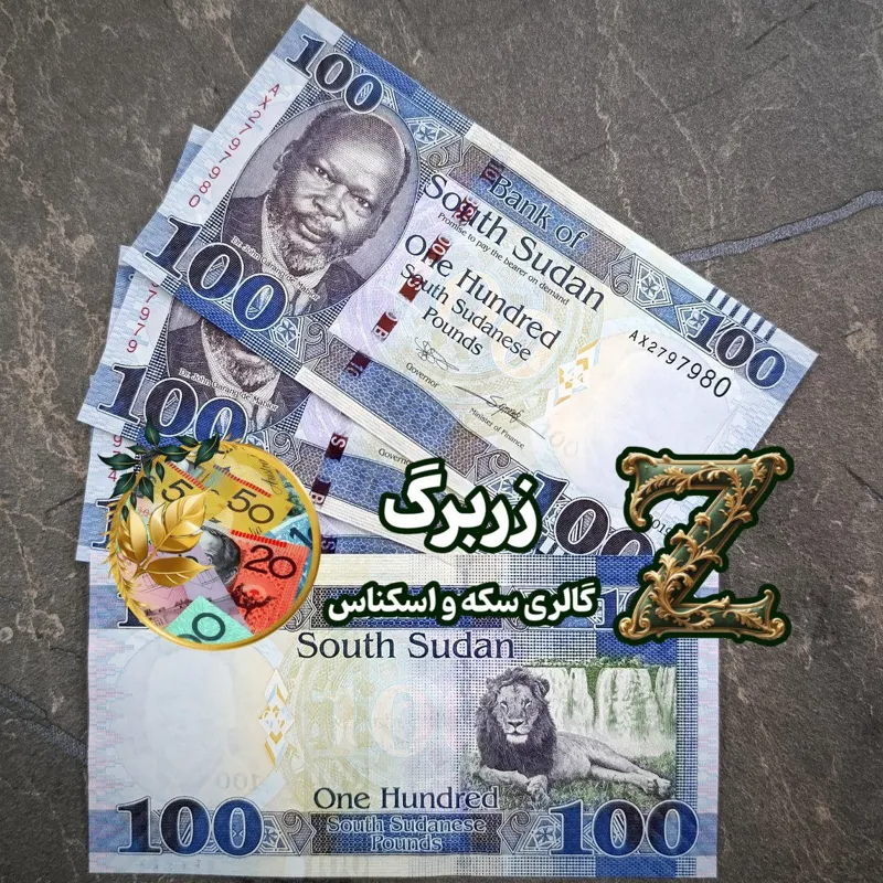 صد پوند سودان جنوبی