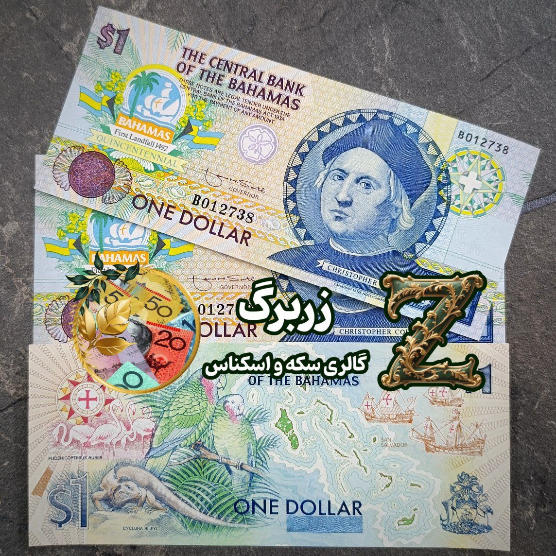 یک دلار باهاماس (باهاما)