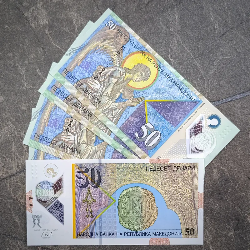 پنجاه دینار پلیمری مقدونیه