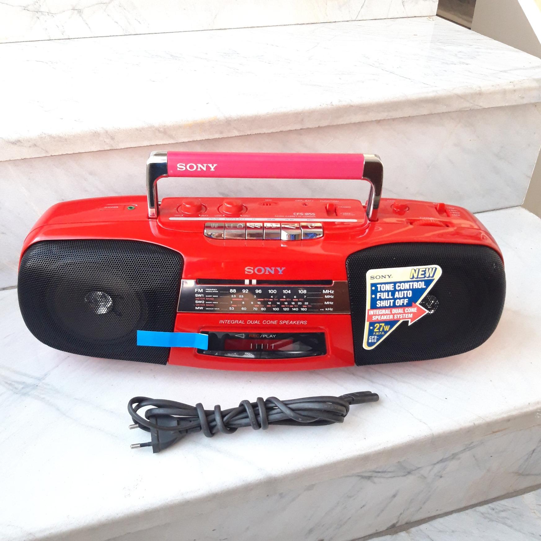 رادیو ضبط ژاپنی سونی B5S اصل ژاپن ضبط صوت SONY