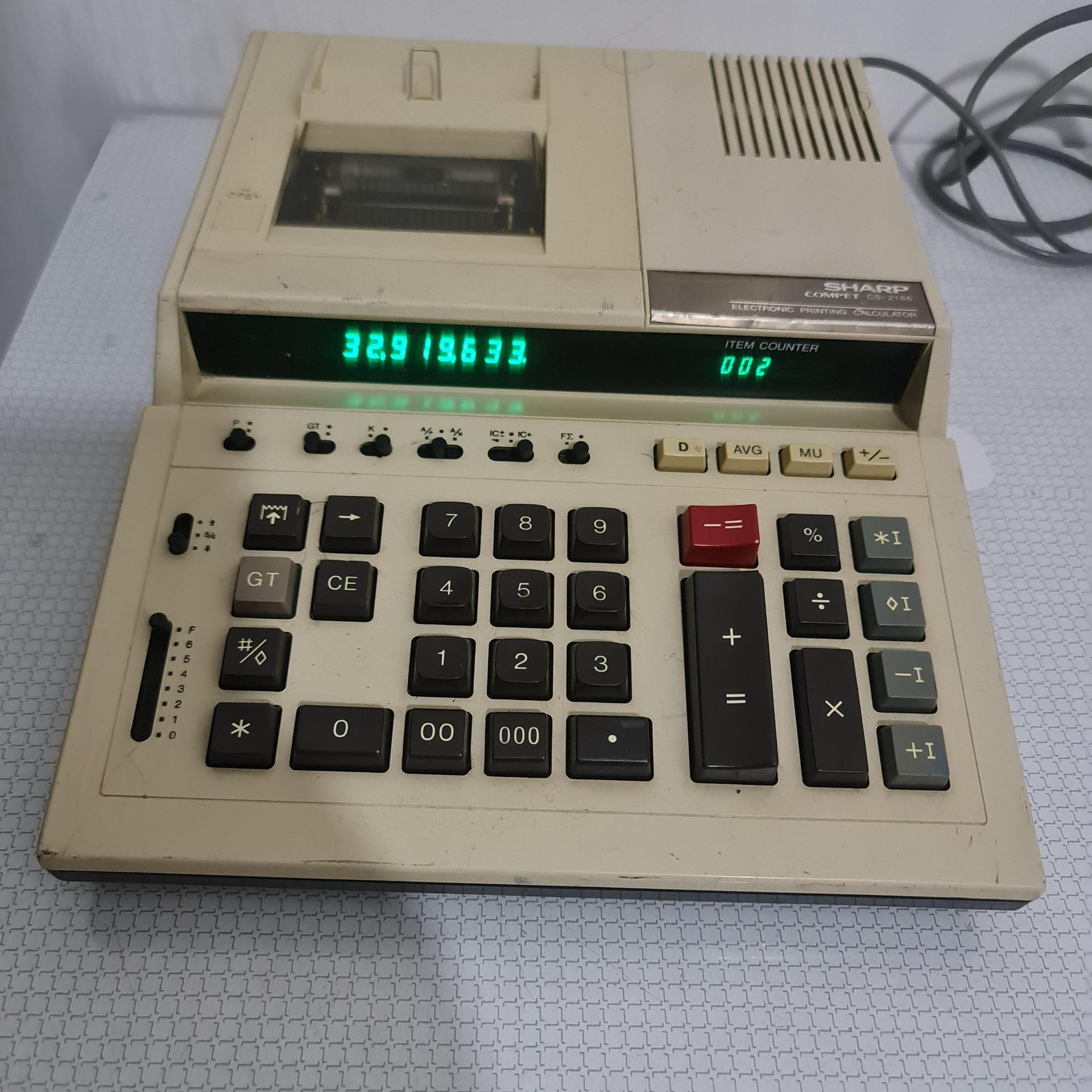 ماشین حساب شارپ مدل cs 2186