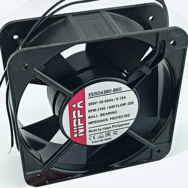 فن 15x15 380VAC بلبرینگی 015 آمپر 3100 دور گارد