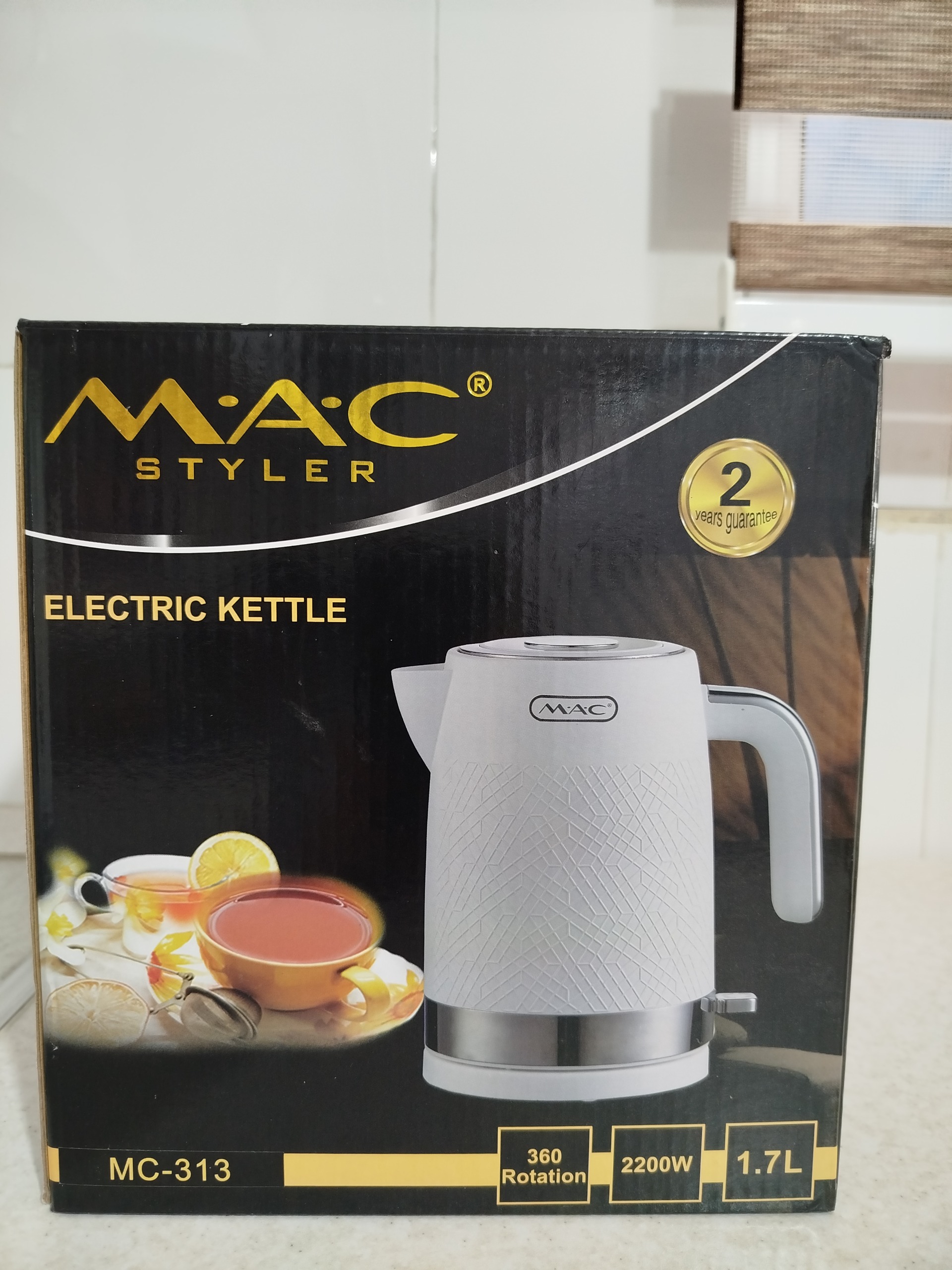 کتری برقی مک استایلرمدل313-mc گنجایش1.7 لیتر