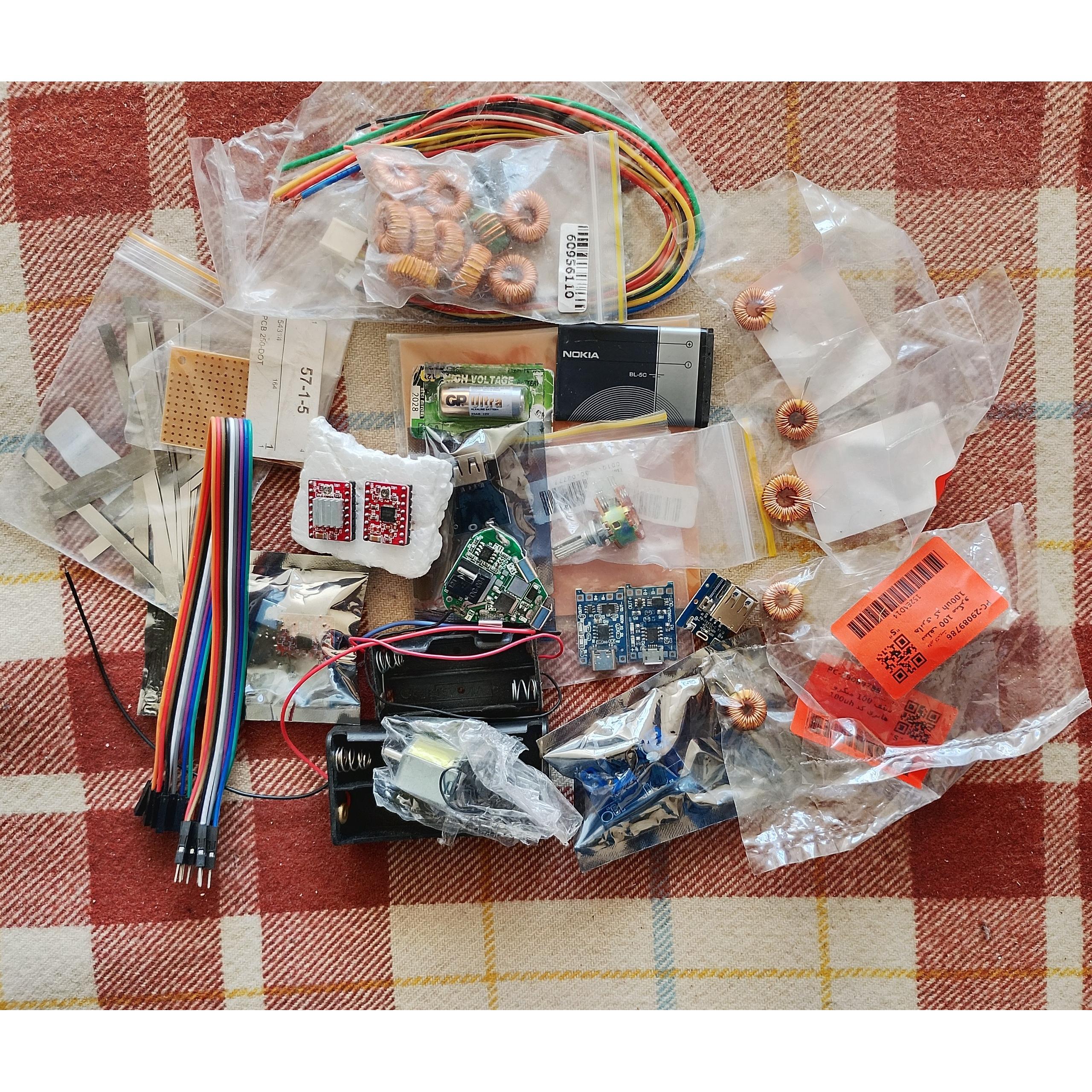 تعداد 22 قلم انواع ماژول و قطعات الکترونیکی