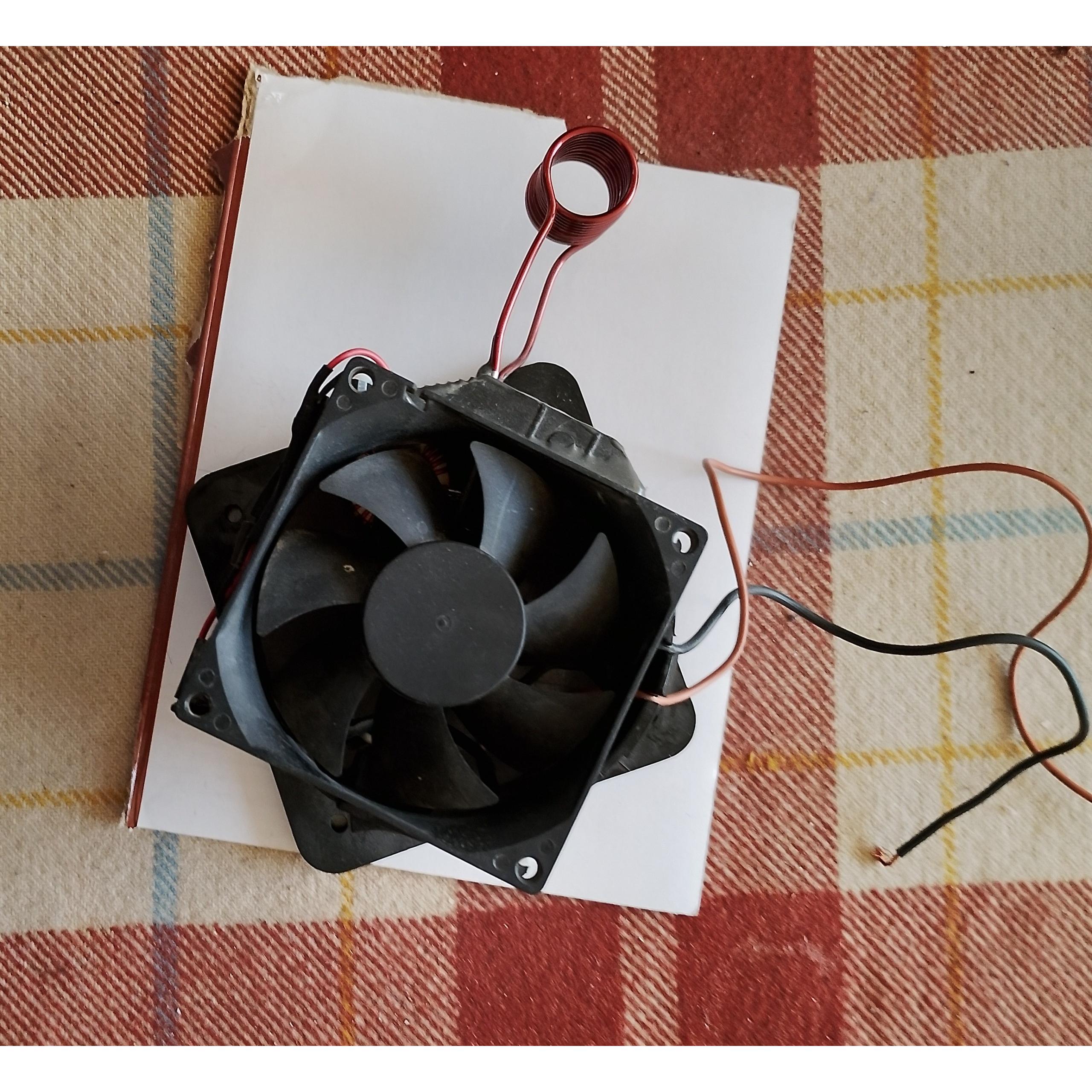 کوره القایی.با موتور خنک کننده