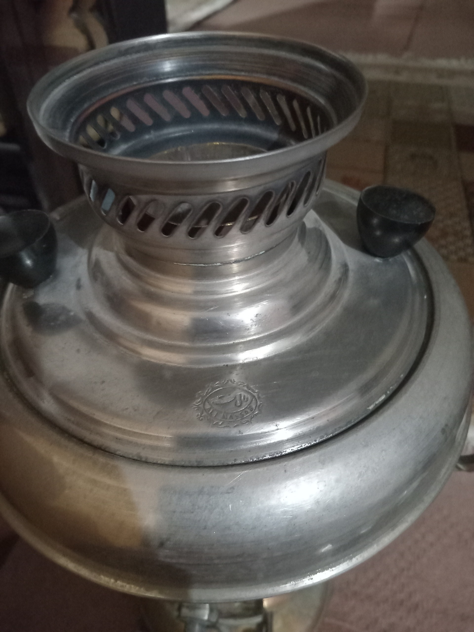سماوربرنجی عالی نسب نفتی سلامت حدود 4 کیلو