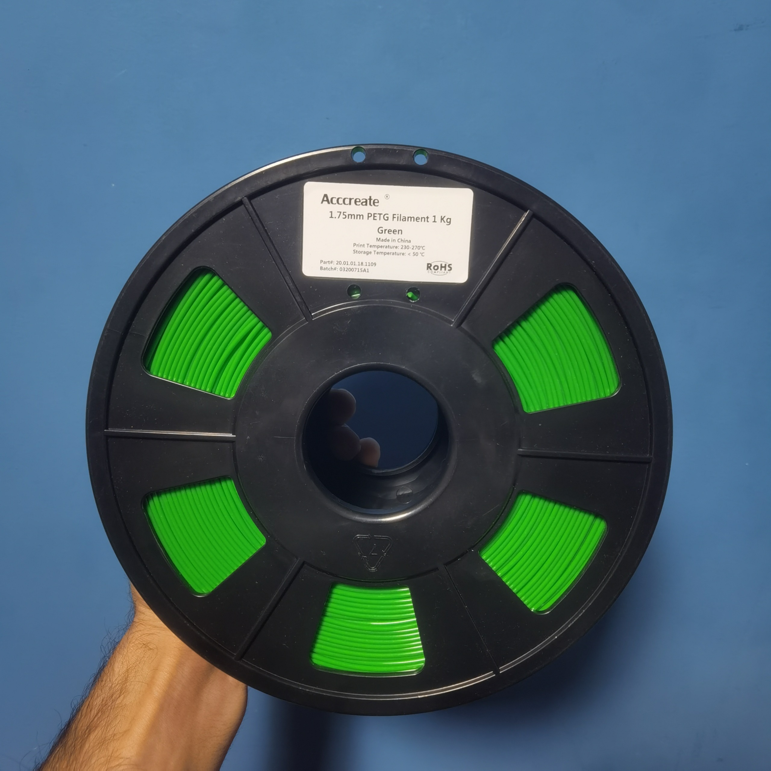 فیلامنت PETG یک کیلویی 1.75 mm