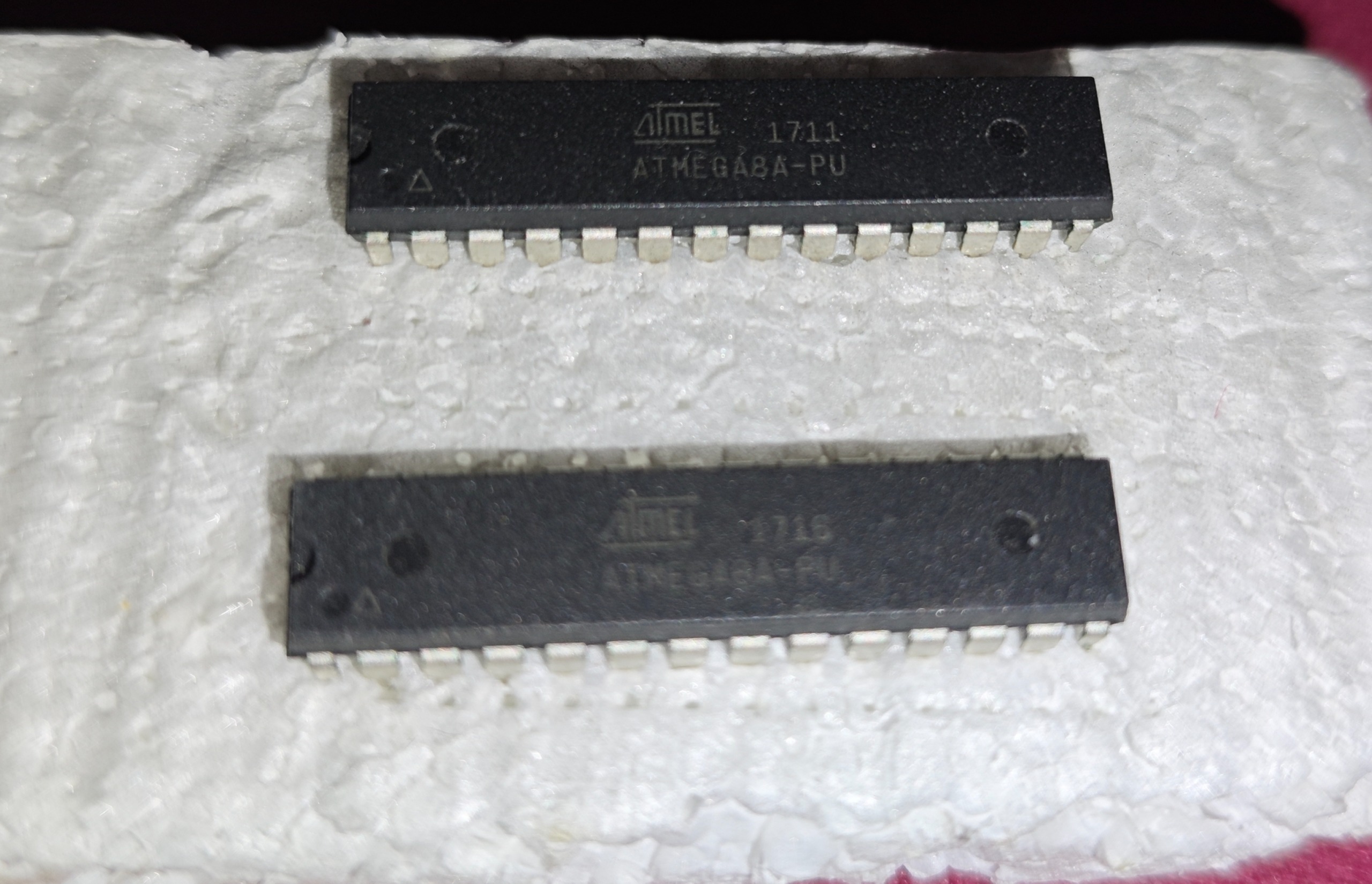 پک دوعددی میکروکنترلر ATMEGA8A-PU