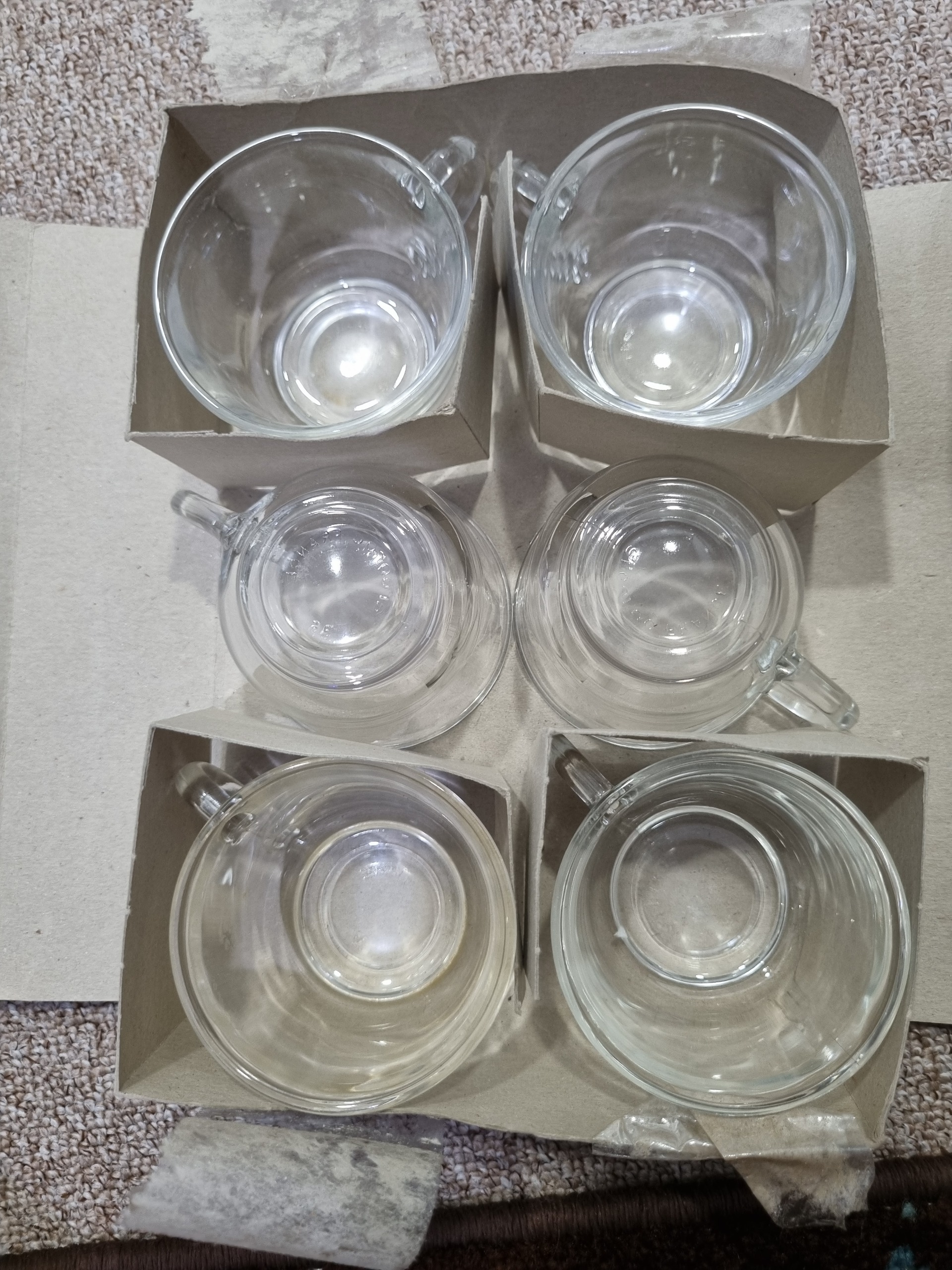 6عدد فنجان قدیمی فرانسوی