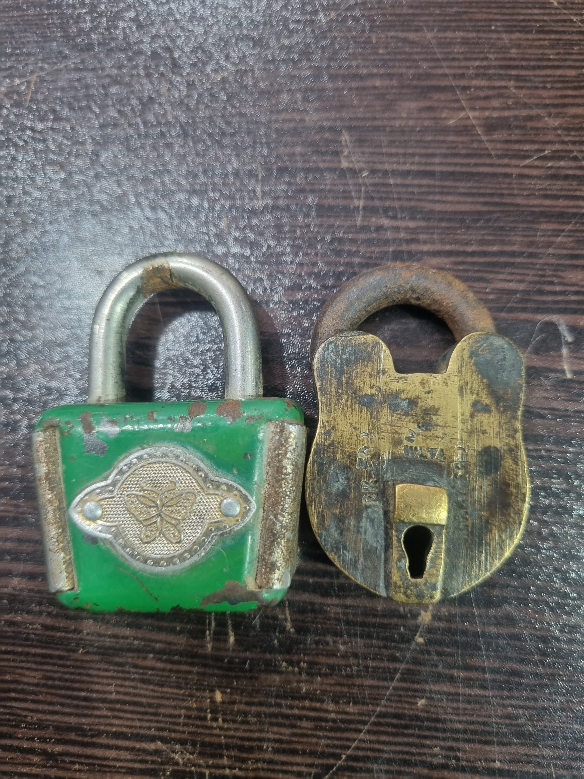 قفل قدیمی بدون کلید کلکسیونی کمیاب