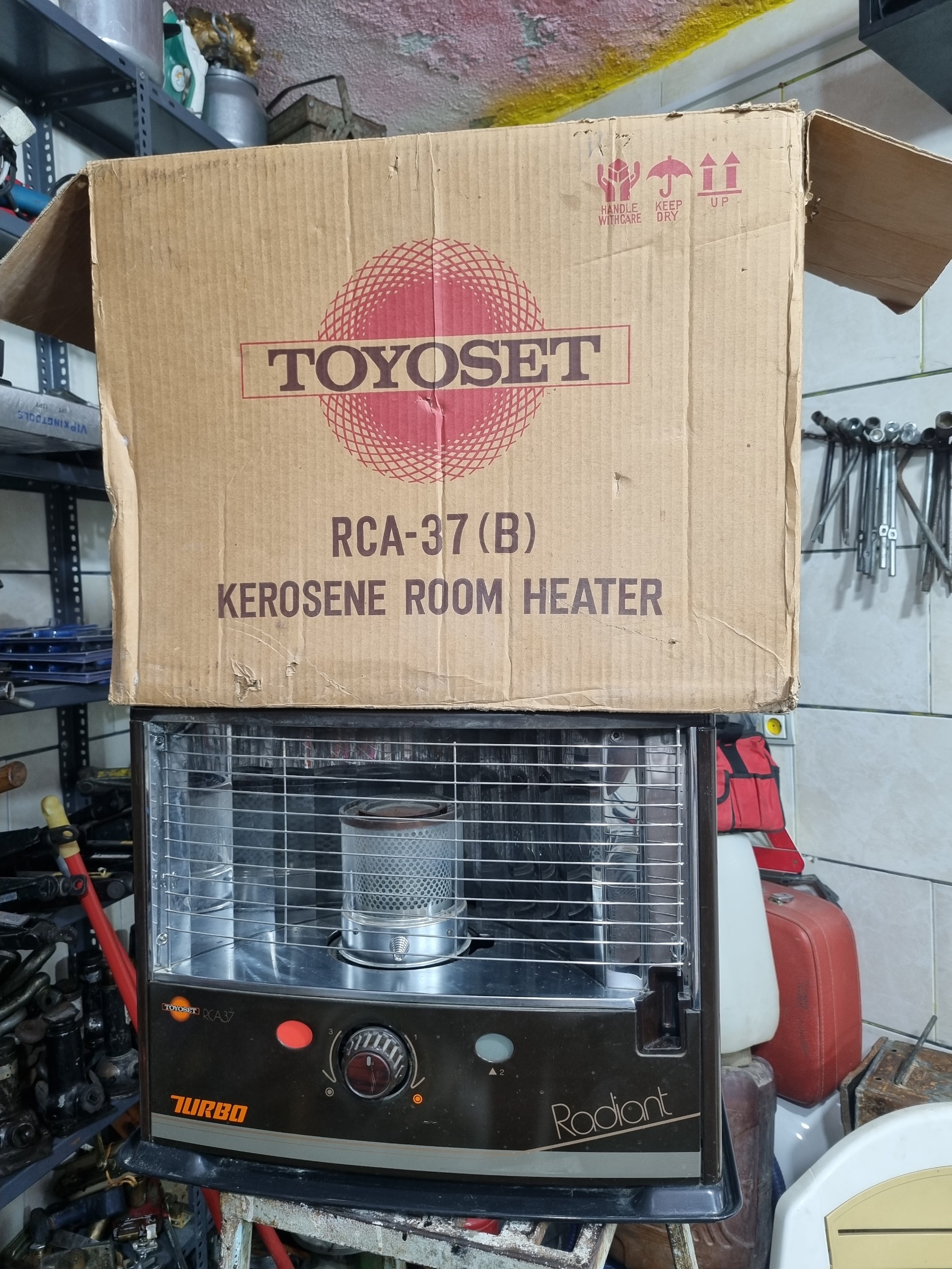 بخاری نفتی TOYOSET ژاپنی کلکسیونی توضیحات