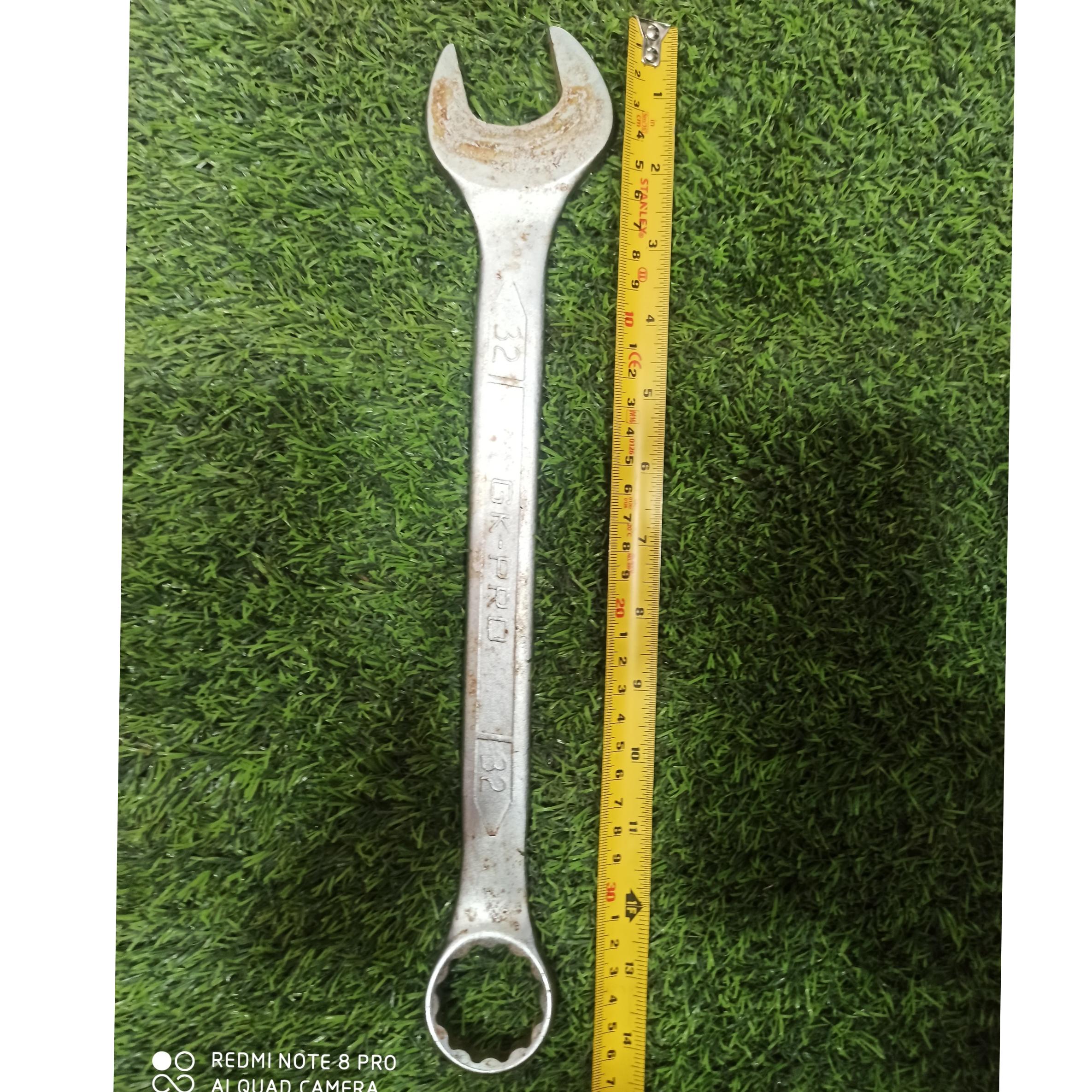 آچار یک سر تخت یک سر رینگ سایز 32 GK-PRO