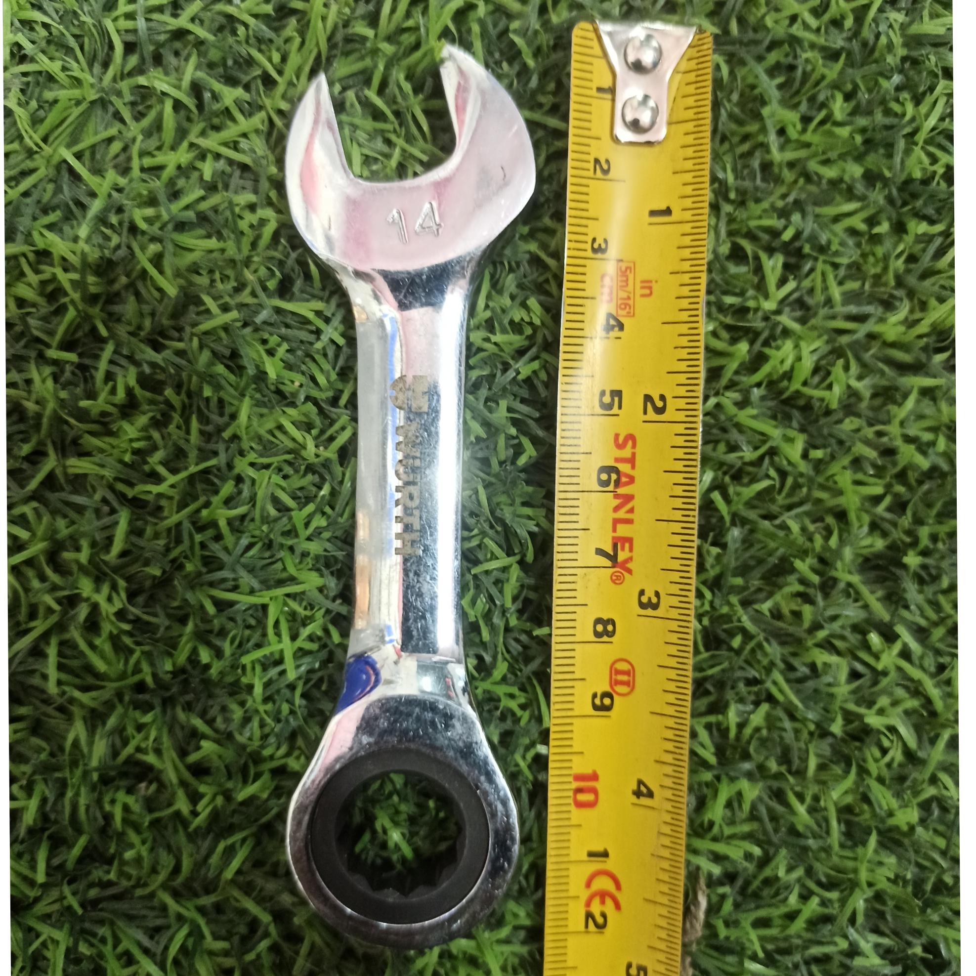 آچار یک سر تخت یک سر جغجغه سایز 17