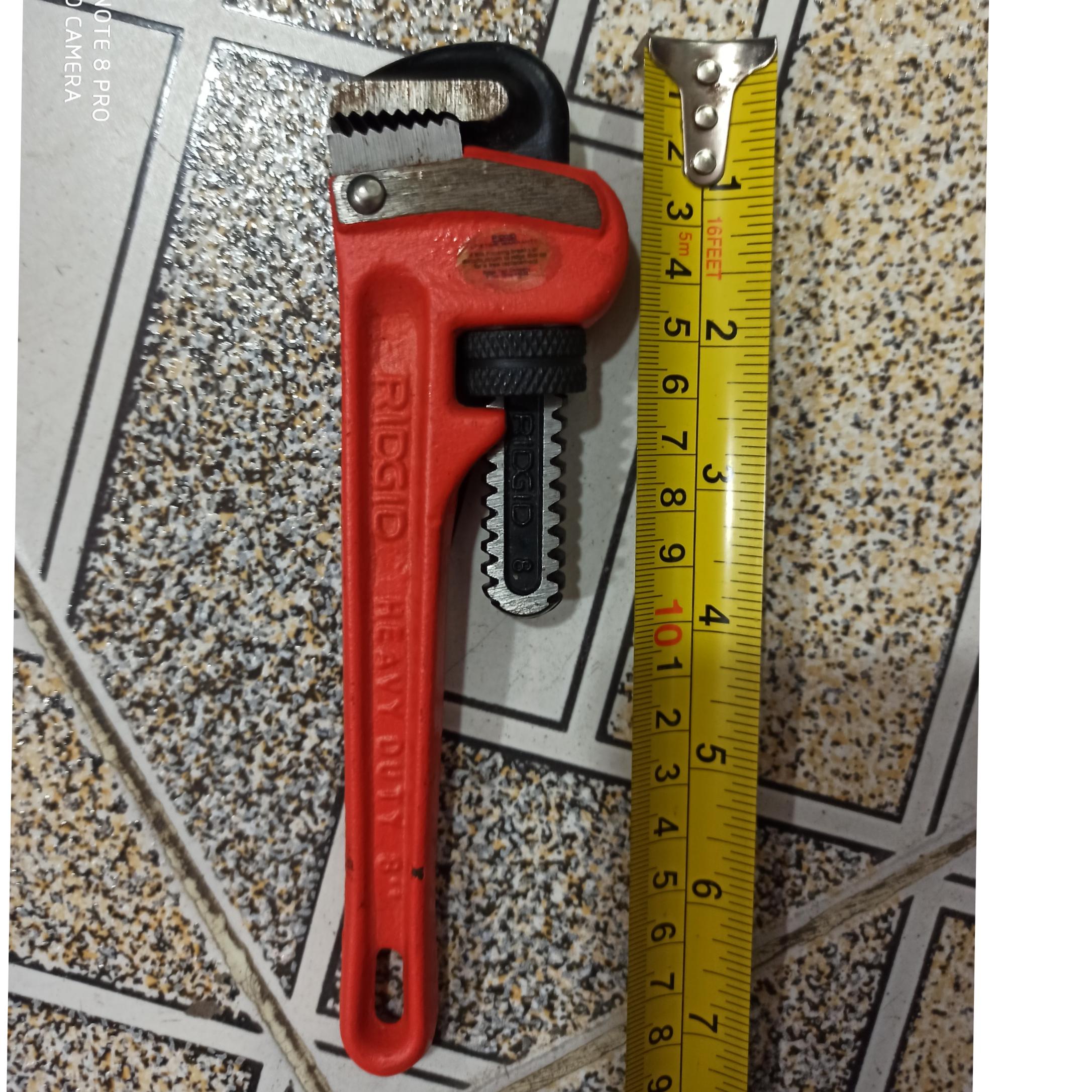 آچار لوله گیر شلاقی RIDGID آمریکایی توضیحات