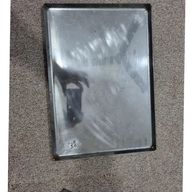 سینی زیر منقلی استیل دست ساز ورق ضخیم