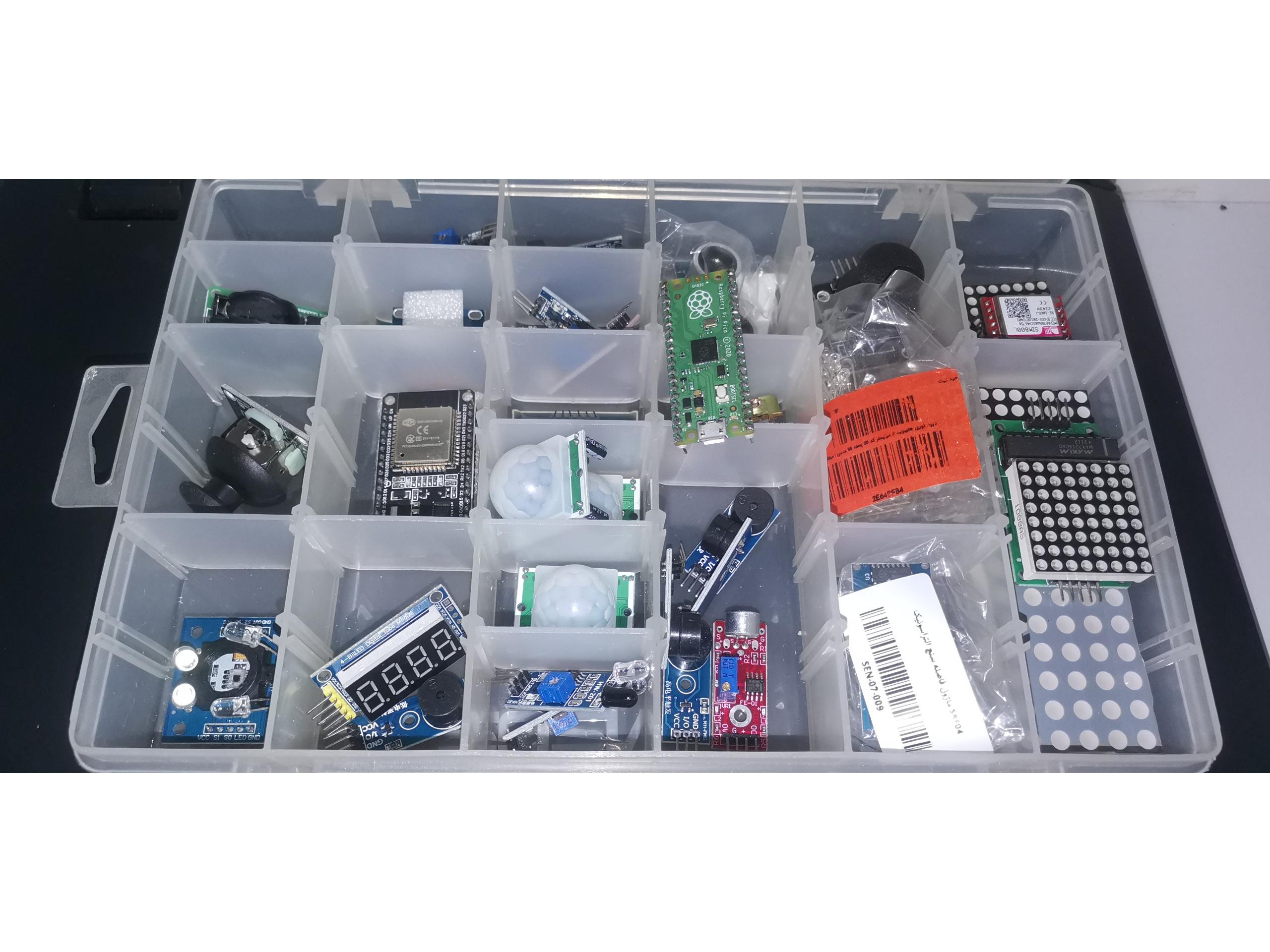 پک قطعات الکترونیکی و برنامه نویسی