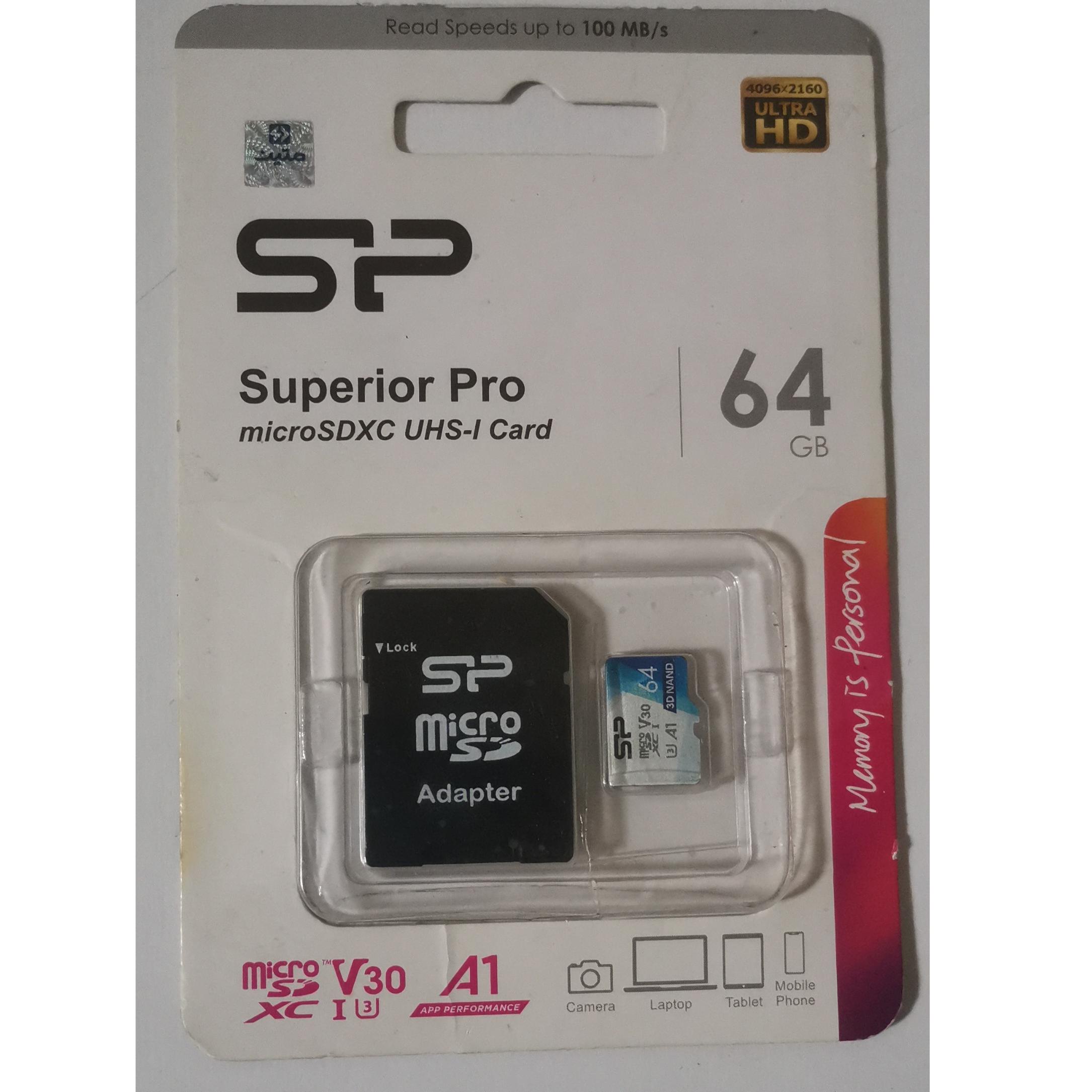 فروش یک عدد کارت حافظه 64gb sp