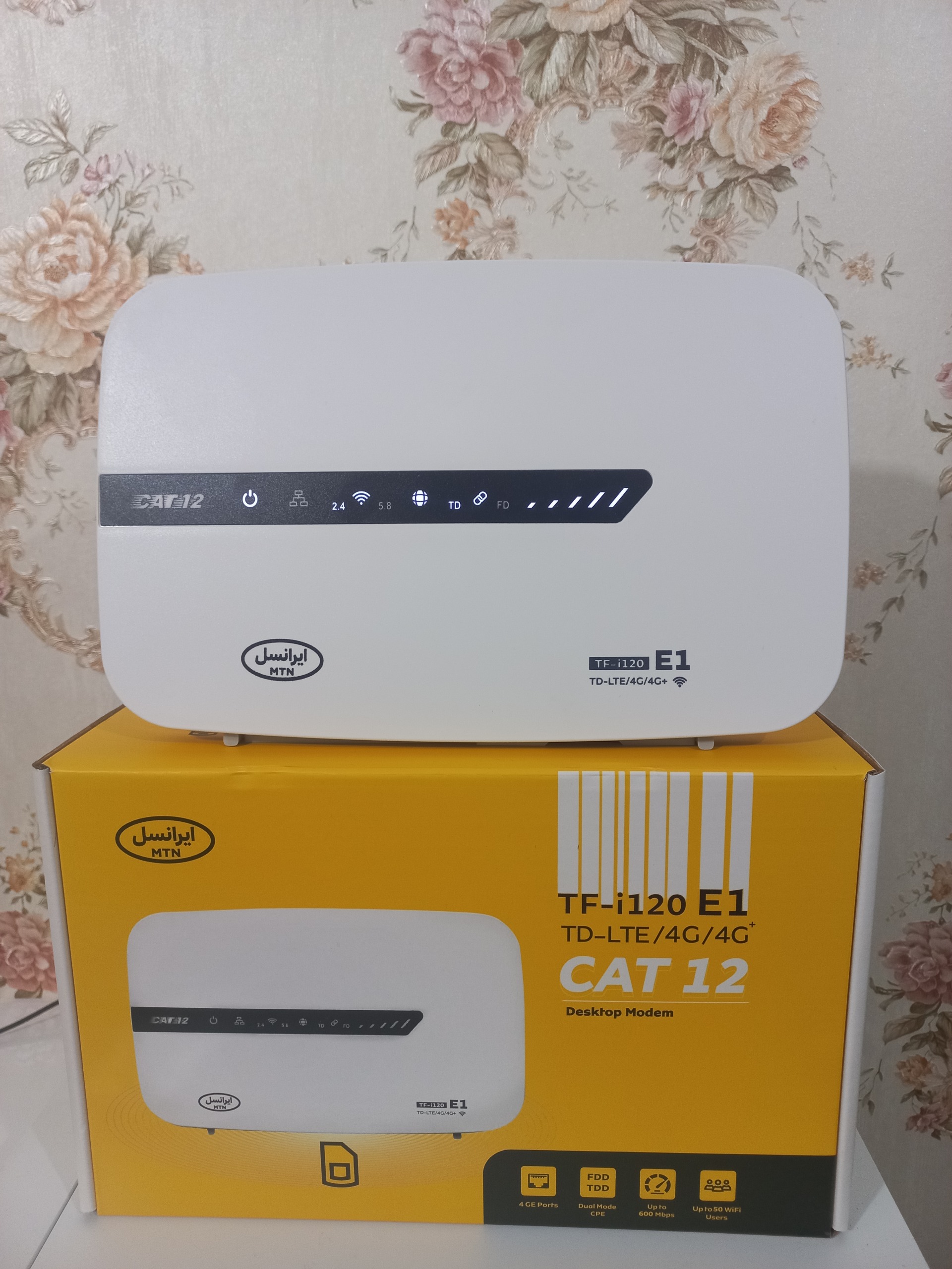 مودم وایفای آنلاک TD-LTE و 4G مدل TF-i120 E1