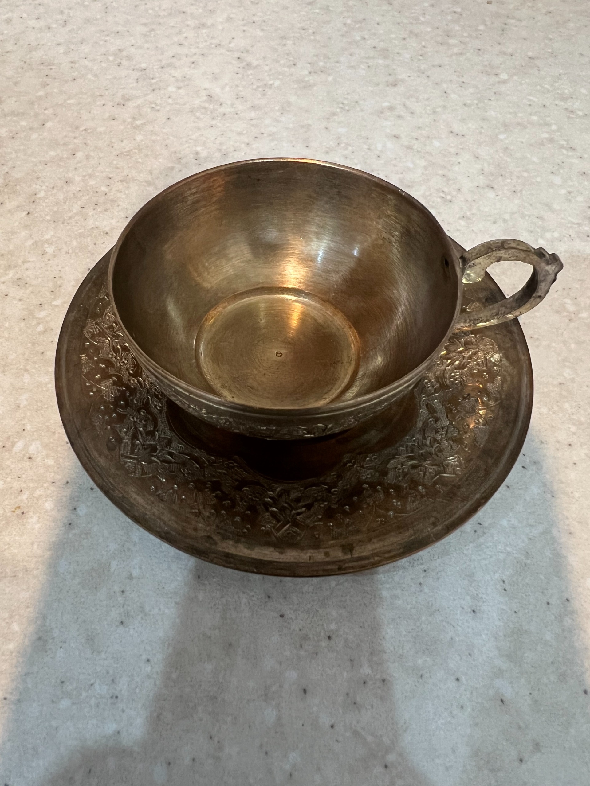 قهوه ترک خوری - برنجی