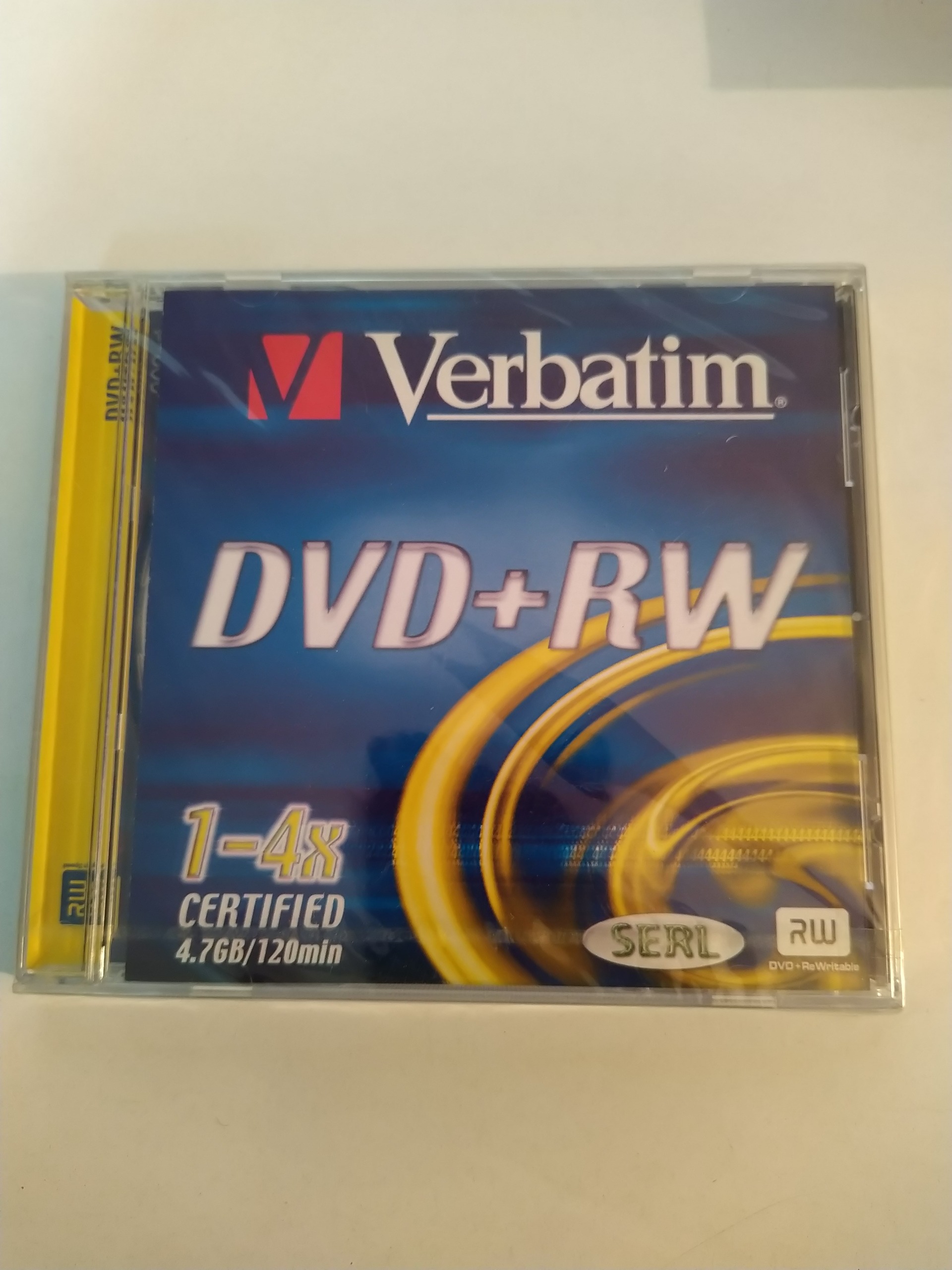 دیسک دی وی دی خام DVD RW قابل رایت Verbatim