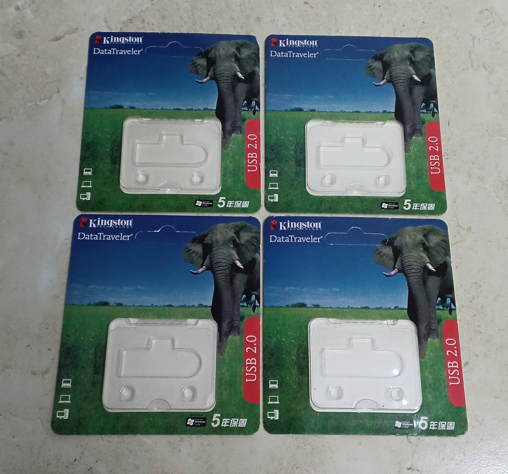 کارتن فلش کینگستون USB 2