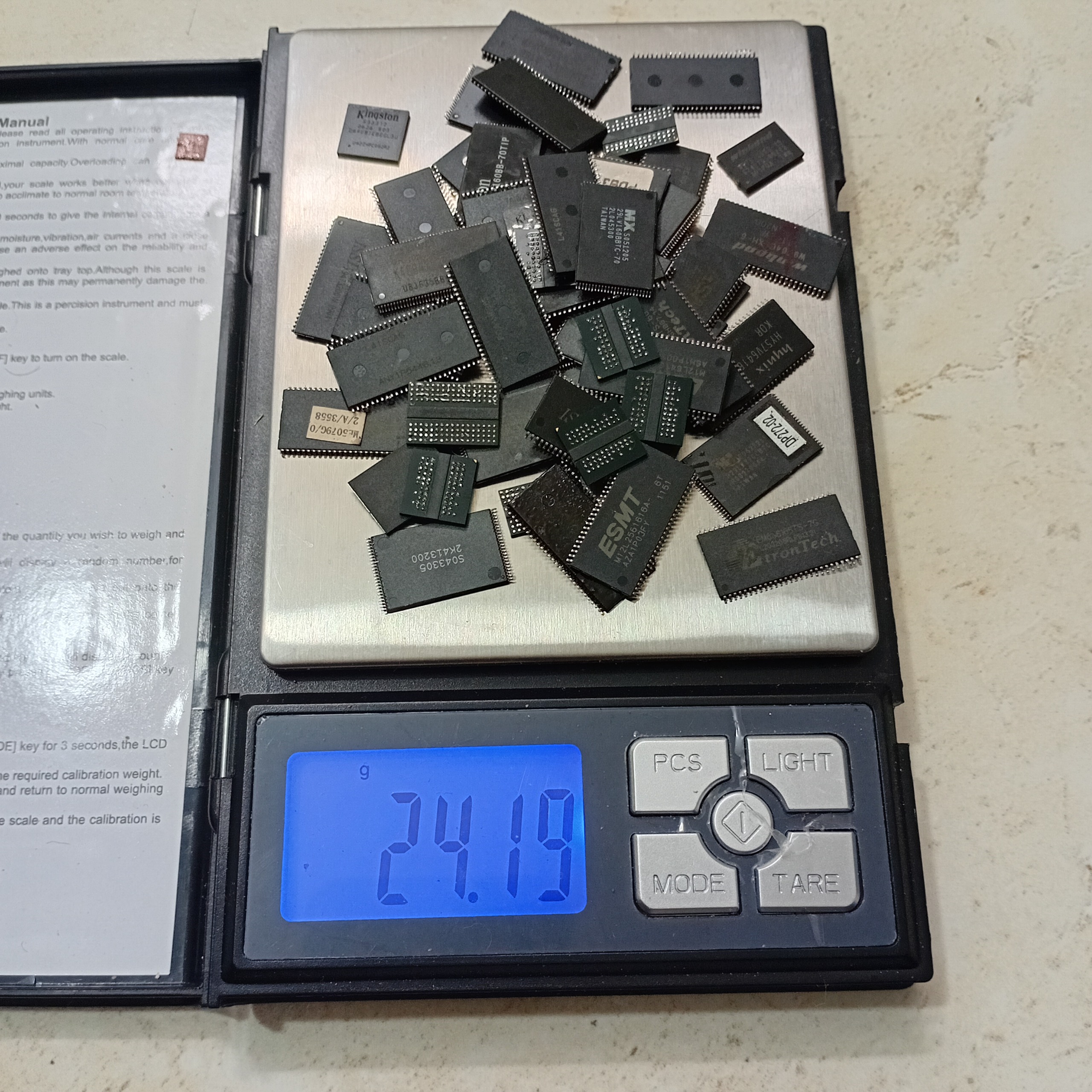 24 گرم چیپ رم مخلوط