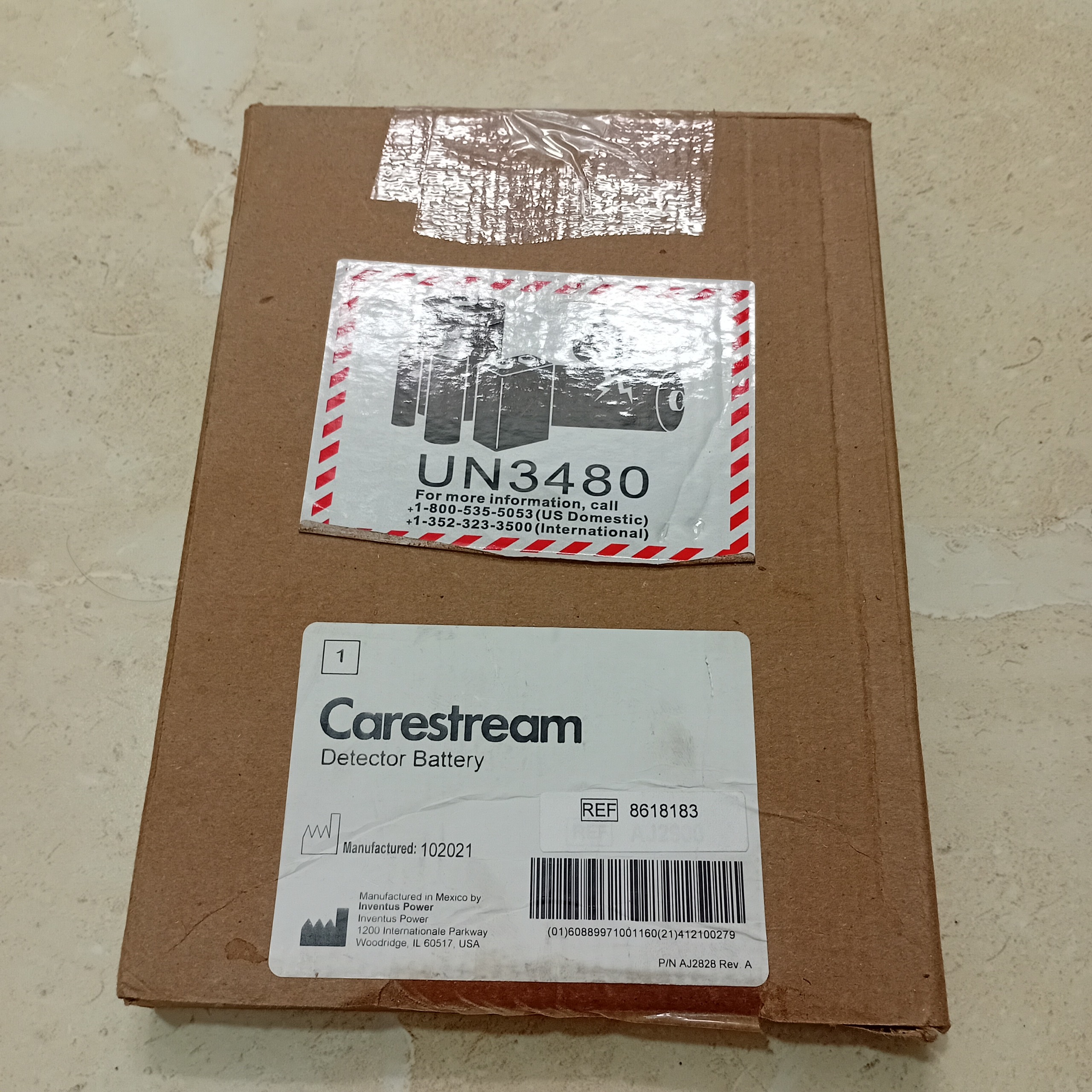 باتری آمریکایی دستگاه تصویربرداری Carestream