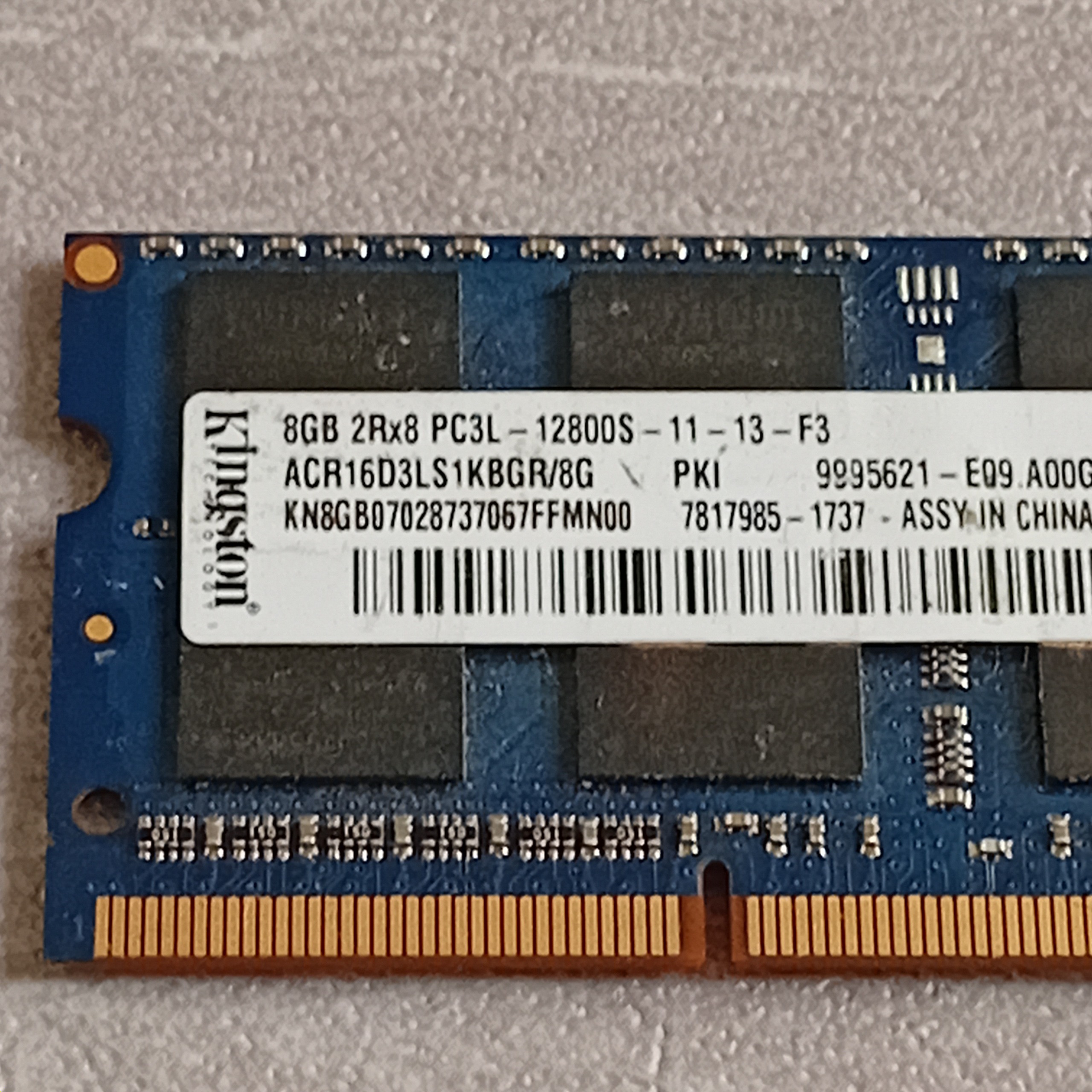 رم 8 گیگ DDR3L برند کینگستون