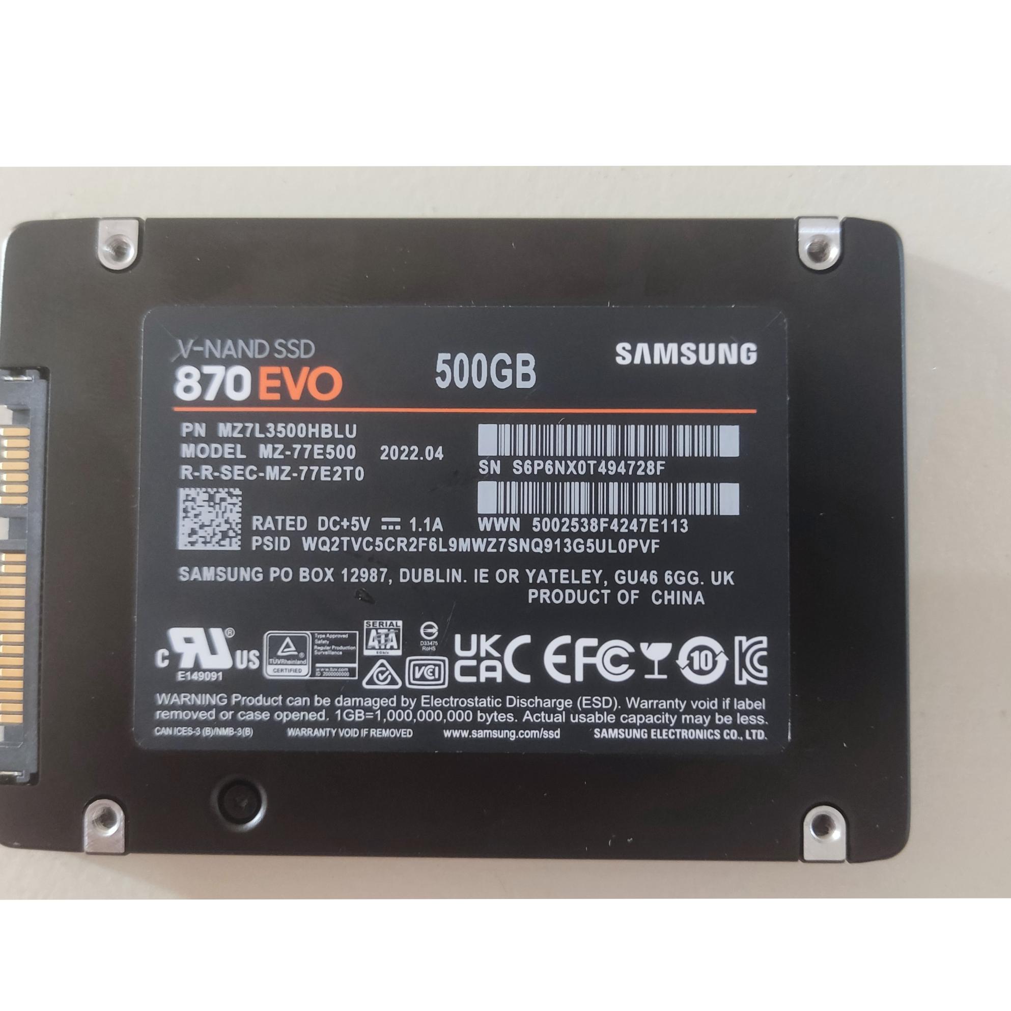 SSD Samsung 500GB