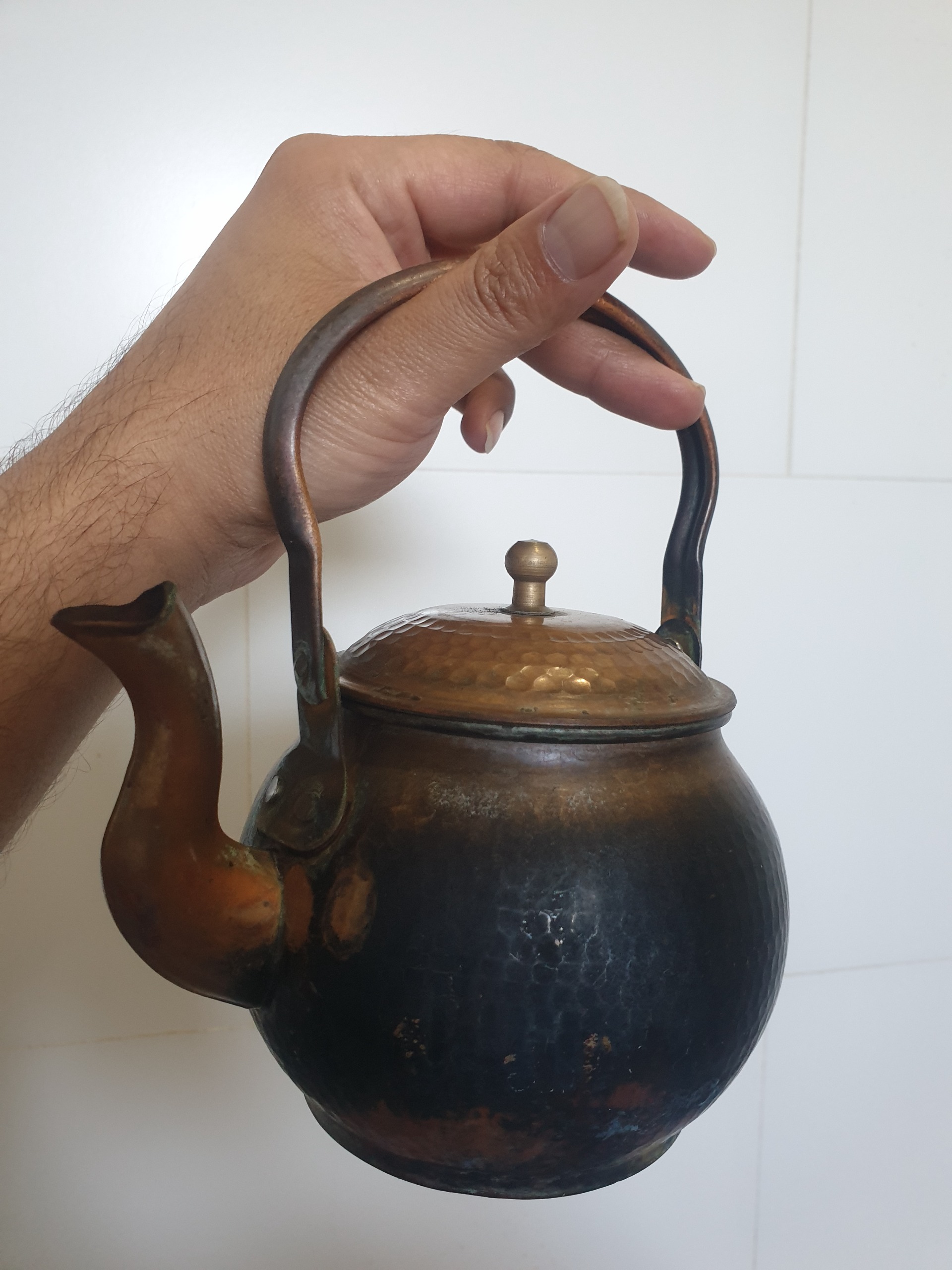 قوری مسی سالم و بدون ایراد