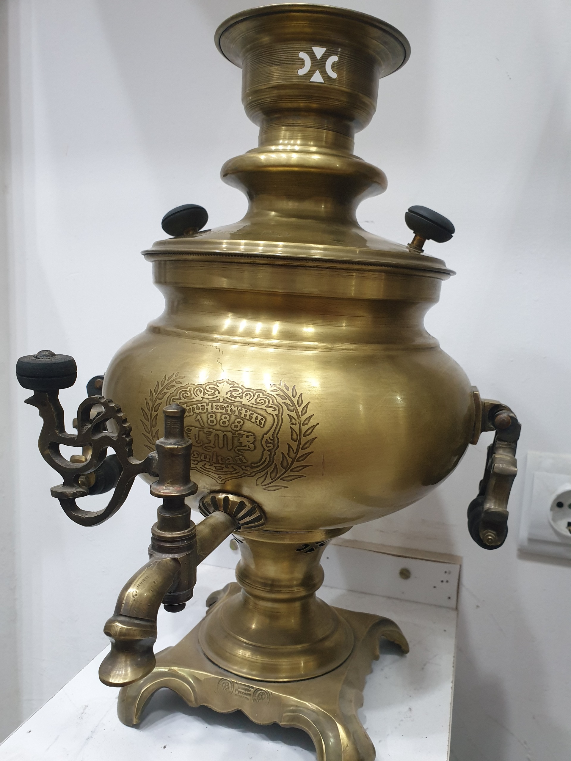 سماور ذغالی سنگین وزن سالم سالم