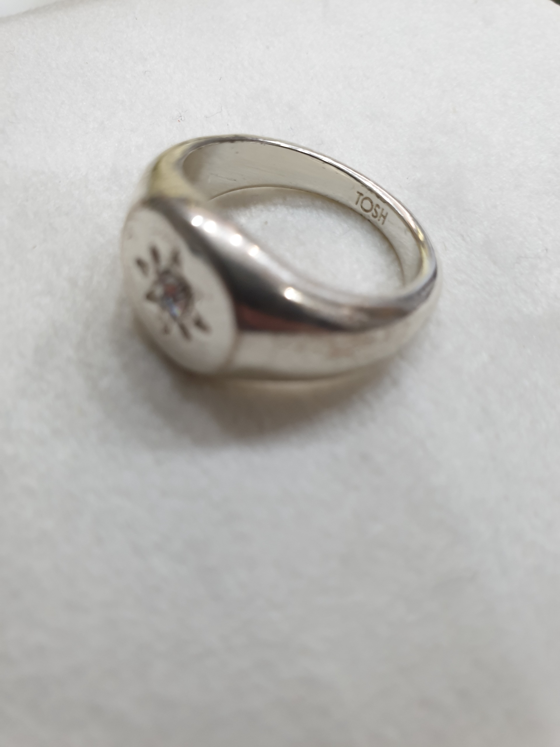 حلقه تک نگین اروپایی TOSH