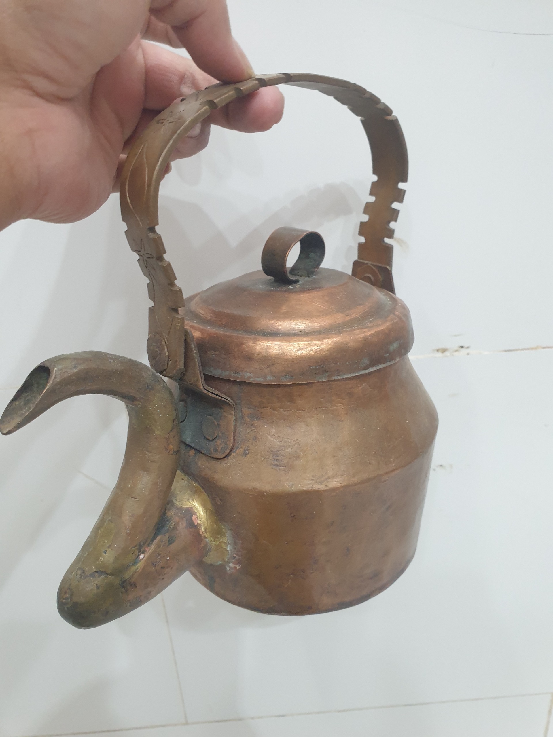 قوری خاص قدیمی (مسی)