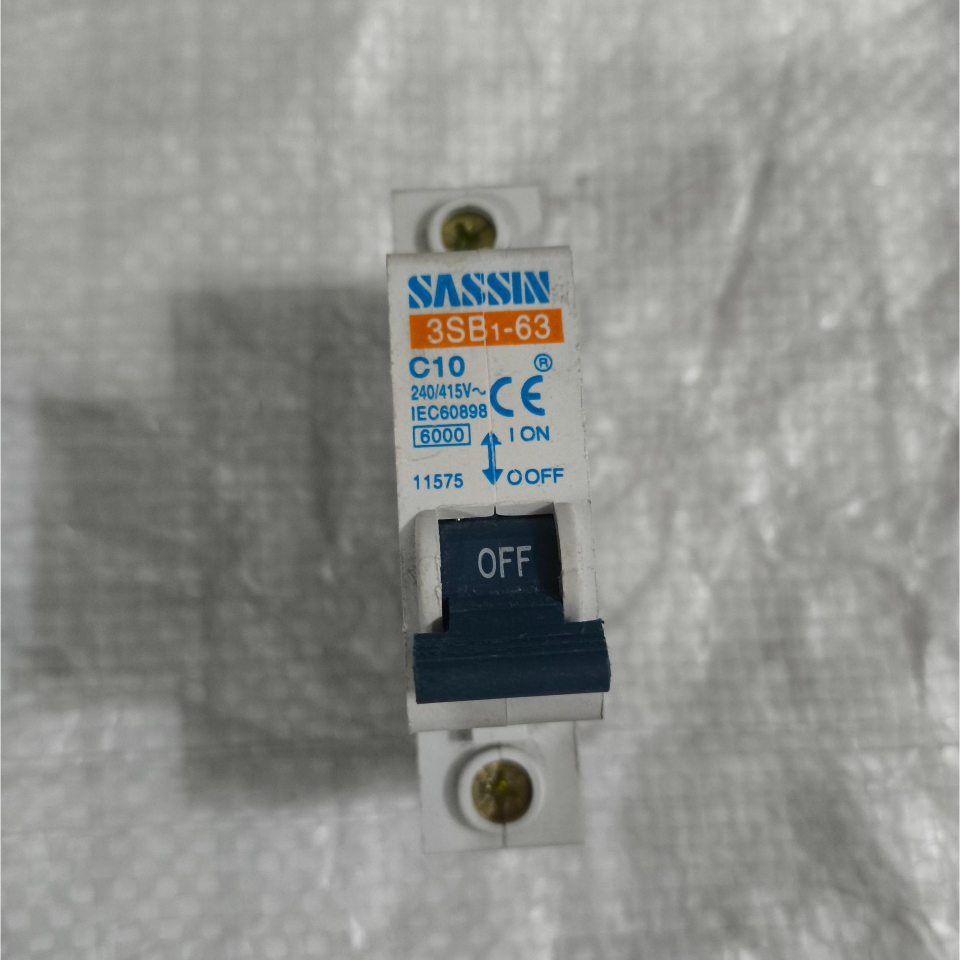 کلید فیوز مینیاتوری تک پل 10آمپر