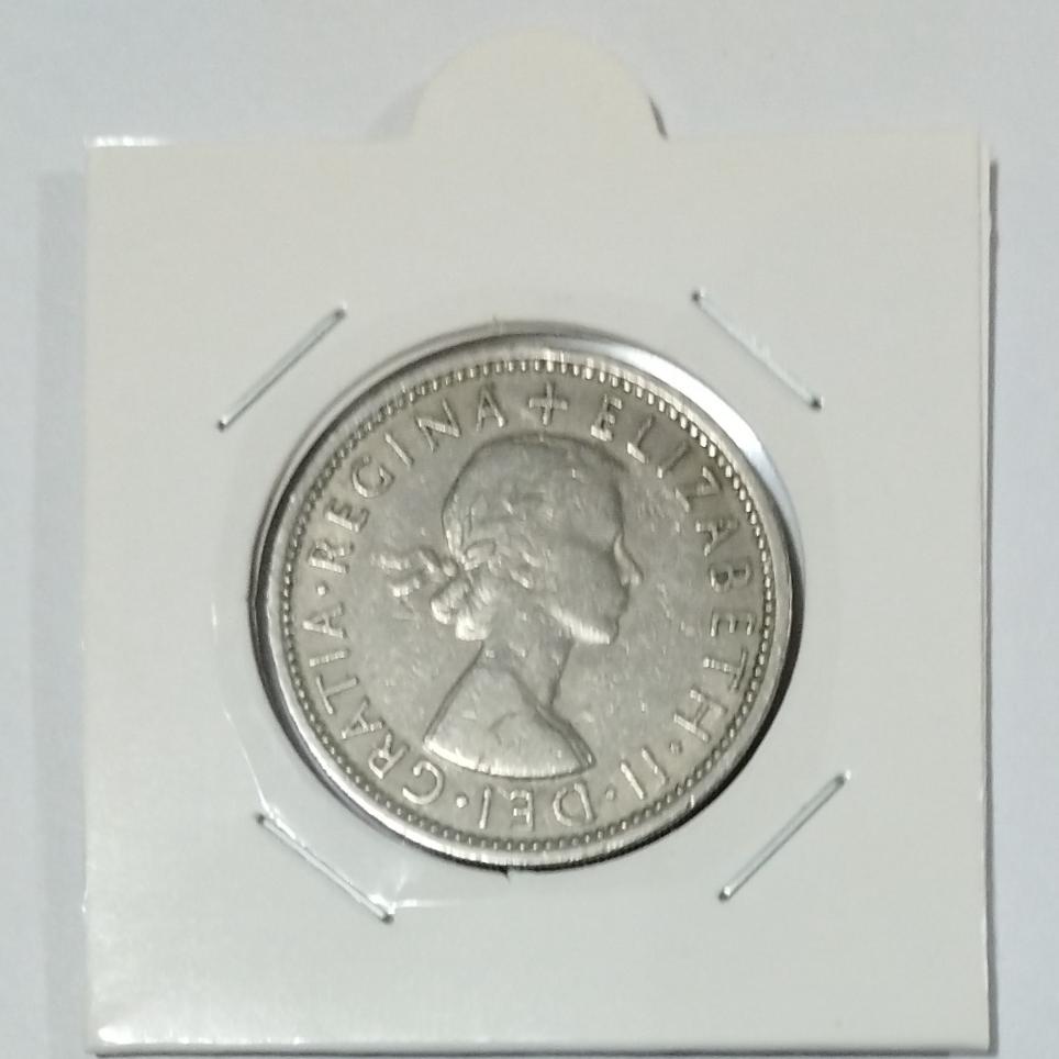 2 شیلینگ ملکه الیزابت 1966 (کمیاب)