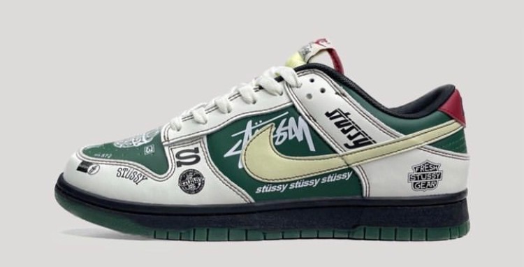 کتونی نایک دانک ایکس استاسی NIKE DUNK LOW X STUSSY