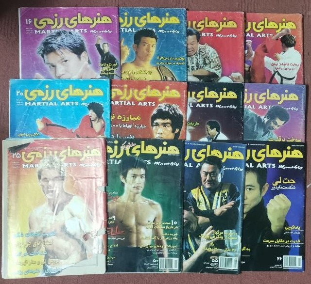 25 جلد مجله هنرهای رزمی