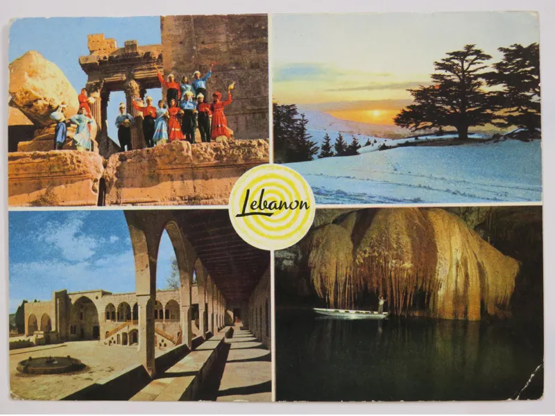 کارت پستال خارجی (چهار تصویر از کشور لبنان)
