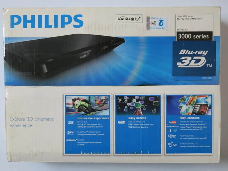 Blu-ray 3D پلیر PHILIPS