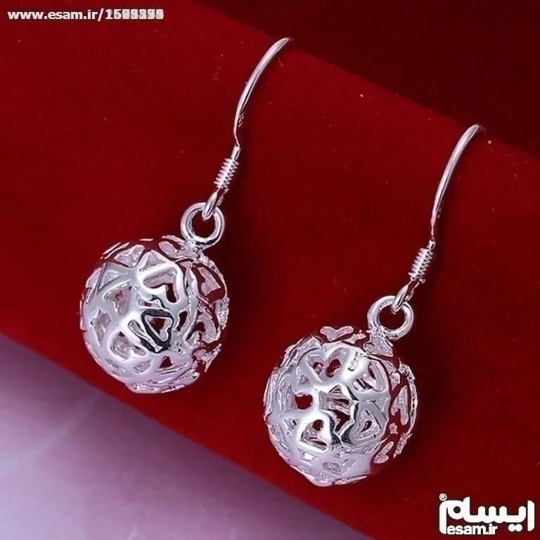 گوشواره نقره بلژیکی
