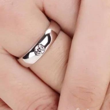 حلقه نقره جواهر فرانسوی