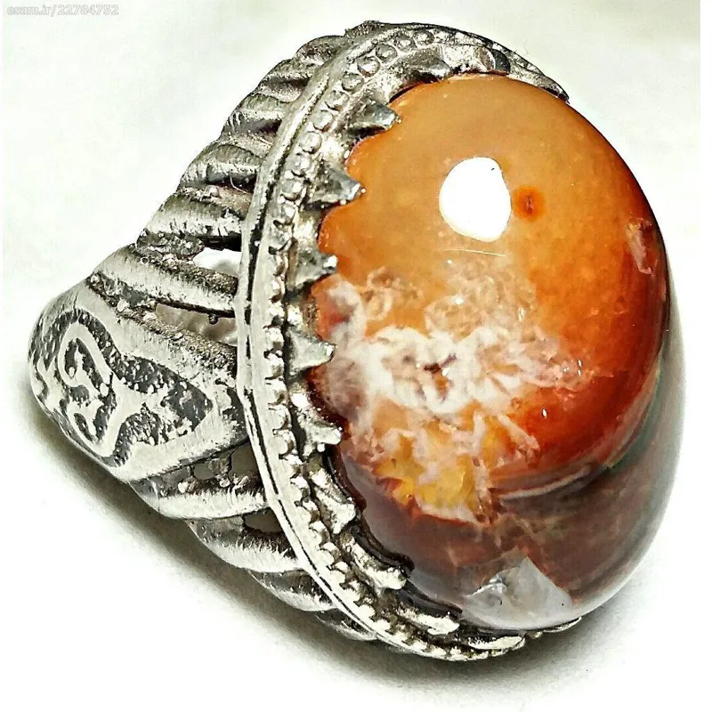 انگشتر بی همتا عقیق دراگون غول پیکر