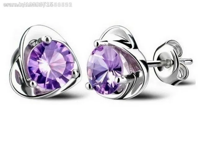 گوشواره نقره بلژیکی