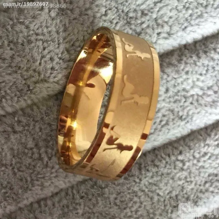 حلقه لوکس کانادایی با روکش طلای 24 عیار
