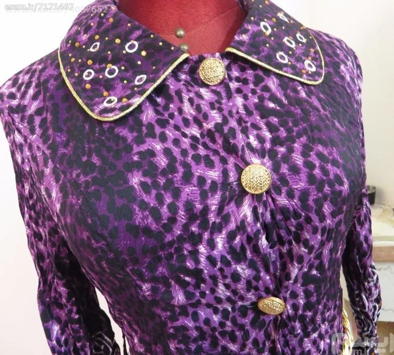  مانتو خارجی مجلسی زنانهPink apple/اصل  XXL