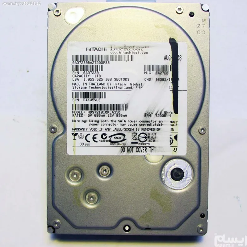 هارد 3.5 اینچ - هیتاچی - 1 ترا - ساتا