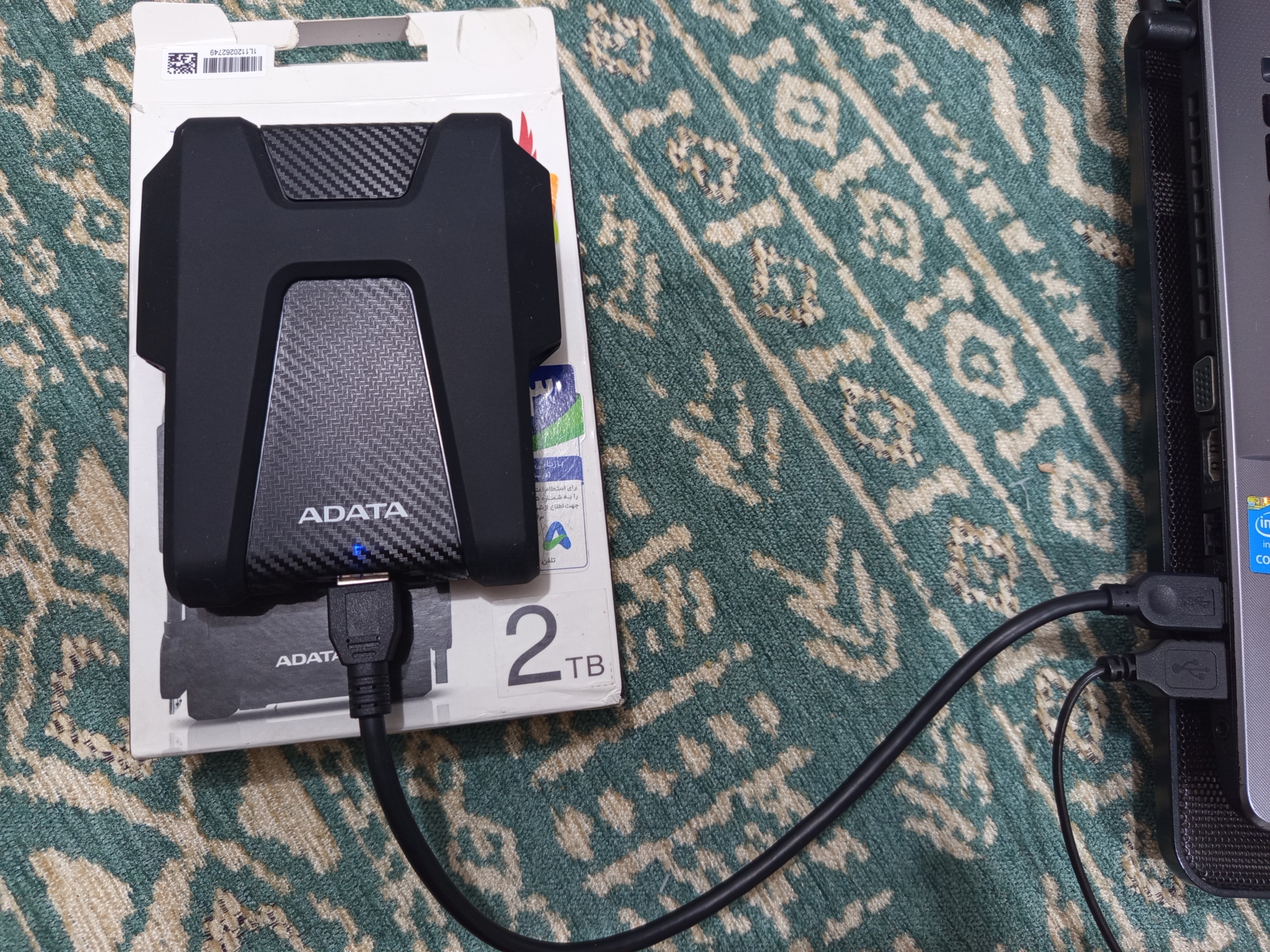 هارد اکسترنال ای دیتا مدل HD680 ظرفیت دو ترابایت
