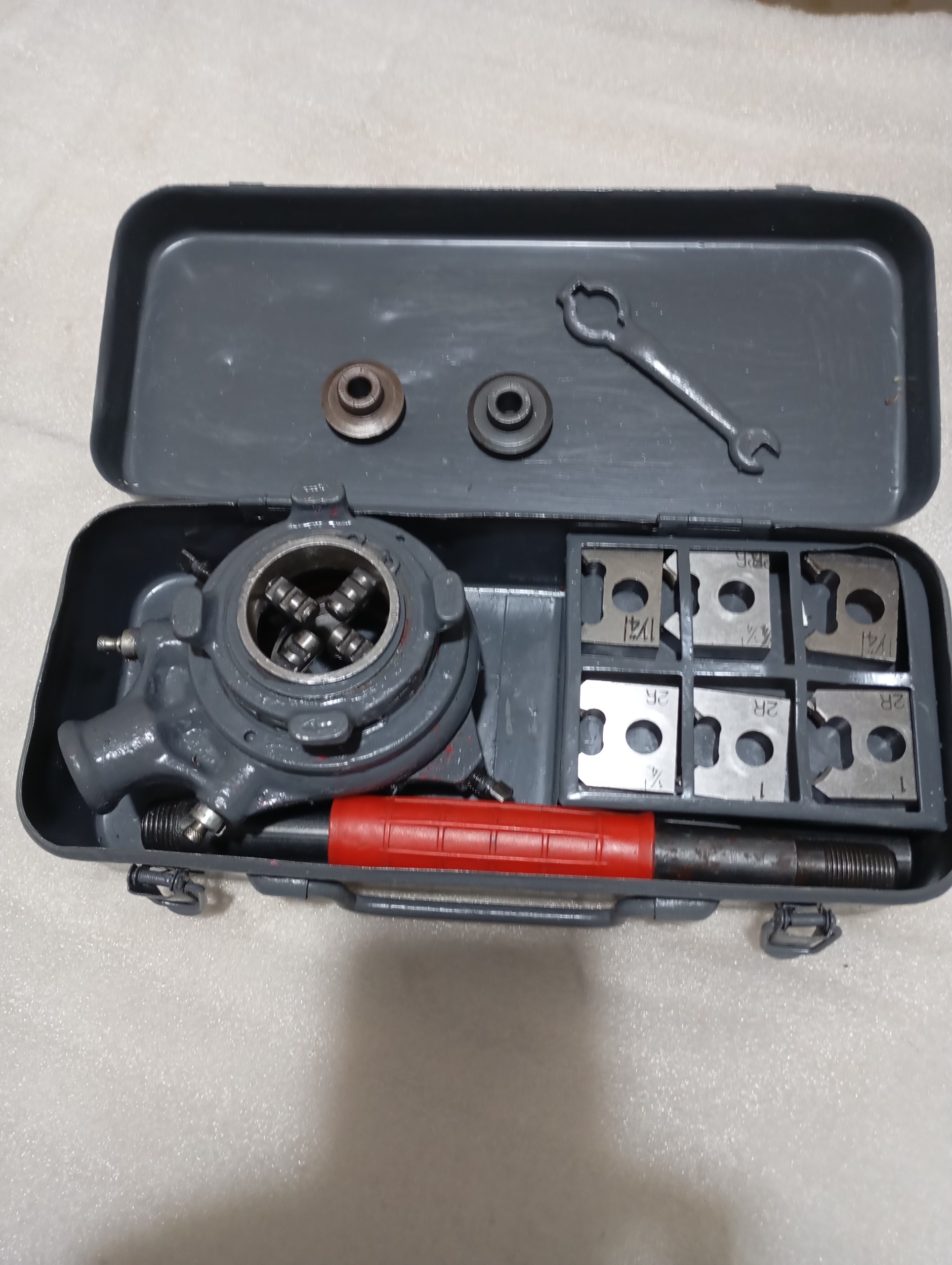 تیغه لوله بر و حدیده کن دستی قدیمی